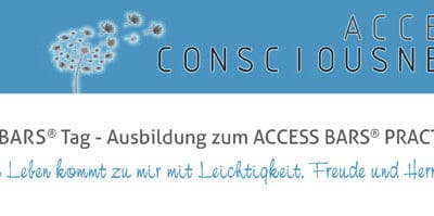 Ausbildung zum Access Bars® Practitioner am 28. Mai 2017